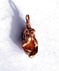 Pendente Ciondolo Peperoncino Naturale Elettroformato in Rame hand made - Foto 1 di 4