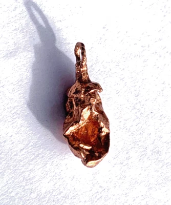 Pendente Ciondolo Peperoncino Naturale  Elettroformato in Rame hand made - Immagine 1 di 4