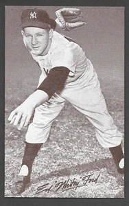 1962 Exposit Supply Company (Black Stats) edición blanca Ford Nueva York Yankees ex-Mt A - Imagen 1 de 2