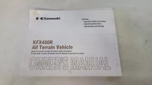 2010 Kawasaki KSF450B KFX450R ATV Owners Manual : 99987-1574 - Picture 1 of 3
