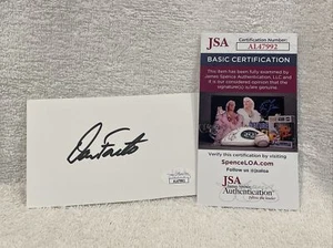 BEAUTIFUL Dan Fouts AUTOGRAPHED 3x5 Index Card, San Diego Chargers, JSA AUTH! - Picture 1 of 3