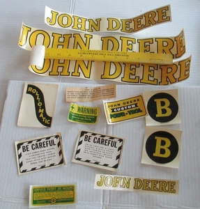 NOS Decal Set fits John Deere B Styled Tractor Decal A11 - Picture 1 of 6