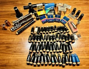 Lot Of Vintage Clarinet Moutpieces and Parts - Wurlitzer, Selmer & More, NR!!! - Picture 1 of 11