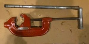 Ridgid No. 4-S heavy duty 2"-4" Pipe Cutter 3 WHEEL FREE SHIPPING - Picture 1 of 8