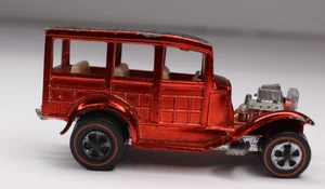 Hot Wheels CLASSIC 31 FORD WOODY 1968 Redlines Metallic Red 1/64th Scale Texture - Bild 1 von 7