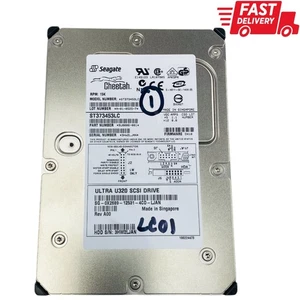 SEAGATE Cheetah ST373453LC 73GB 15K U320 N176 - SCSI 80 pin HDD HARD DRIVE - Picture 1 of 4