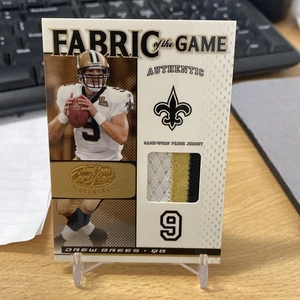 2007 Foglia Certificata #FOG-32 Drew Brees Tessuto del Gioco Prime Patch #7/25 - Foto 1 di 4