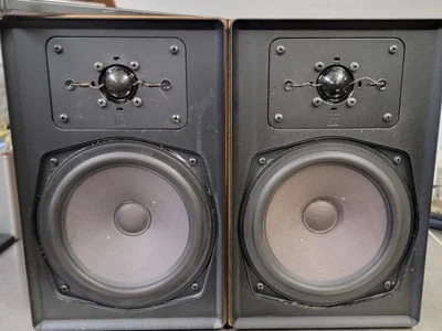 Par de altavoces de estantería bidireccionales de nogal A/D/S L400, excelente sonido bonito aspecto Foto 1 de 4