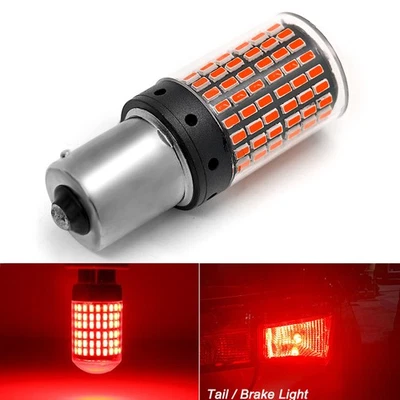 Red LED Bulb for Honda VTX1300C Custom 2004-2009 taillight 12v 21/5w light - Image 1 of 4