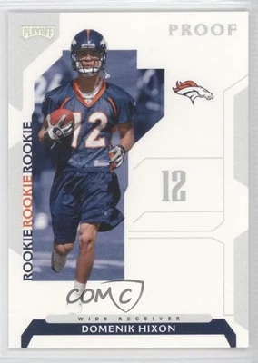 2006 Playoff NFL Playoffs Rookie Silver Proof /250 Domenik Hixon #129 Rookie RC - Image 1 of 2