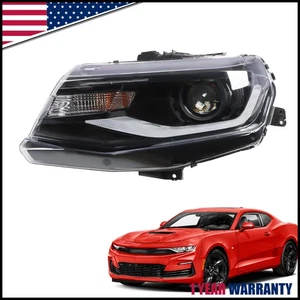 Driver Left Side Headlight For 2016-2022 Chevy Camaro HID Assembly W/LED DRL LH - Picture 1 of 9