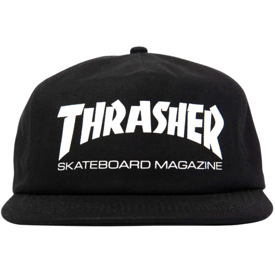 Gorra Thrasher Magazine Skate Mag Snapback - Negra Foto 1 de 1