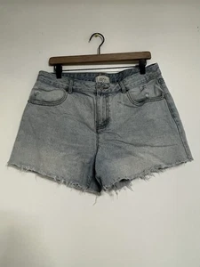 BDG Blue Jean A-Line Shorts Distressed Cut-Offs Sz 31 - Picture 1 of 3