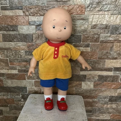 PBS Kids Classic Caillou 14-inch Vinyl Doll, Soft Body, 2012 - Image 1 of 4