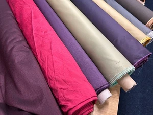 Tela de tafetán de seda sintética 140 cms de ancho vestido cortina material nupcial dorado - Imagen 1 de 52