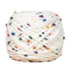 Handgewebtes DIY Bohnenschal -Thread Faden Handgewebt Regenbogenwolle Schal