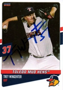 Trey Wingenter 2024 Toledo Mud Hens Autographed Signed Card - Picture 1 of 1