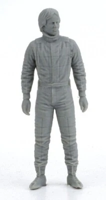 FIGURINO GILLES VILLENEUVE  da DIPINGERE 1/43 Brumm  F022R - Immagine 1 di 3