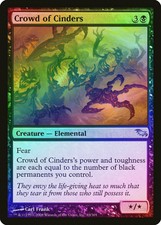 Crowd of Cinders FOIL Shadowmoor NM Black Uncommon MAGIC MTG CARD ABUGames