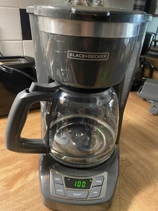 Black and Decker 12-cup Programmable Coffeemaker CM1165GY Gray/steel - Picture 1 of 18