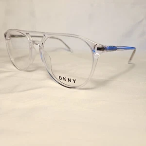 DKNY DK 5025 000 Clear Designer Authentic Eyeglasses 53-18 135 - Picture 1 of 7