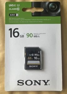 SONY SF-16UY3 SDHC Performance 16GB Class 10 UHS-1 U1, SDHC Speicherkarte! NEU! - Picture 1 of 2