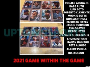 2021 TOPPS GAME WITHIN A GAME FULL 16 CARD SET - Bild 1 von 1