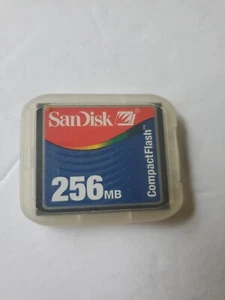 SanDisk 256MB CompactFlash Card - OEM - SDCFB Used With Jewel Case - Picture 1 of 2