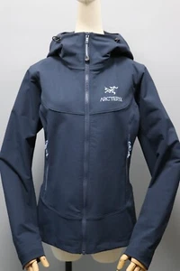 Arc'teryx GAMMA LT Navy Blue Softshell Hooded Zip Jacket Womens Size S-M - Bild 1 von 24