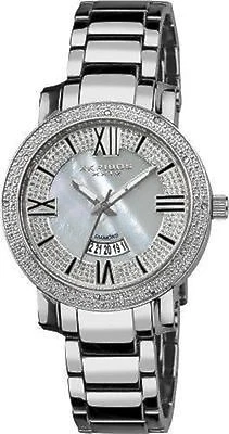 NUEVO Reloj suizo de acero inoxidable Akribos XXIV AK507SS para mujer con acento de diamantes Foto 1 de 3