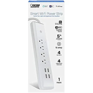 Feit Electric POWERSTRIP/WiFi Work with Alexa and Google Home, Feit App, No hub - Picture 1 of 3