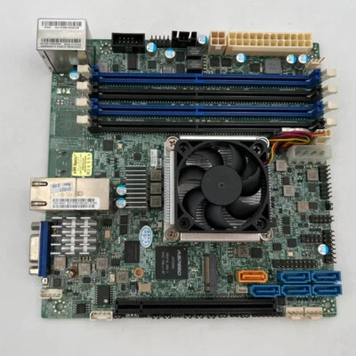 Für Supermicro X10SDV-4C-TLN2F Server Mainboard 6 *SATA3 Mini-ITX Mainboard - Bild 1 von 3