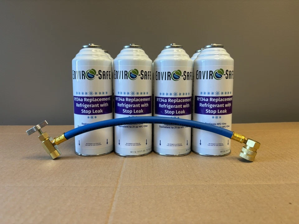 Enviro-Safe 134a Replacement Refrigerant w/ Stop Leak Case/12 Cans #2031