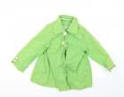 South Womens Green Overcoat Coat Size 12