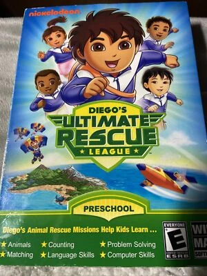 Nickelodeon Diego's Ultimate Rescue League PC Game NEW - Image 1 of 2