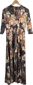 Soft Surroundings Adamaris Dress long 3/4 sleeve maxi v-neck long sleeves XS - Picture 1 of 7