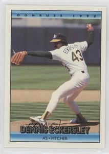 1992 Donruss Preview Dennis Eckersley #5 HOF