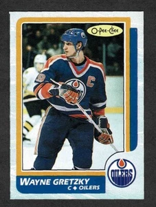 O-Pee-Chee Edmonton Oilers Wayne Gretzky 1986-87 caja-fondo, como nuevo OPC - Imagen 1 de 3