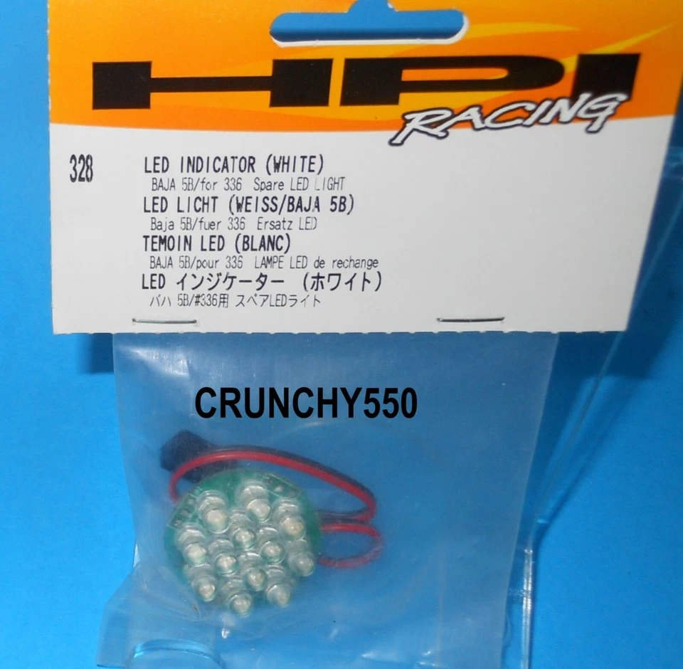 HPI Racing 328 LED Indicator White Baja 5B (12 LEDs) RC - Image 1 of 1