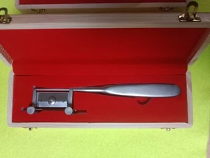 SILVERS HAUTT TRANSPLANTATION MESSERGRIFF DERMATOM MIT 1 STCK KLINGE CHIRURGISCHES INSTRUMENT - Bild 1 von 4