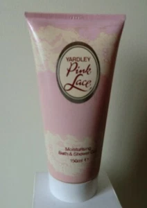 YARDLEY PINK LACE MOISTURISING BATH & SHOWER GEL 150ML VINTAGE - Picture 1 of 2