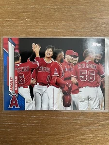 Carta squadra 2020 Topps Los Angeles Angels #19 WALMART BLU stampa tirata /299 OHTANI - Foto 1 di 11