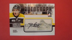 2009 10 IN THE GAME HEROES AND PROSPECTS A-TD TAYLOR DOHERTY  AUTOGRAPH *