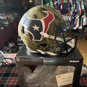 houston texans Full Size Riddell Replica Camo  Football helmet - Picture 1 of 9