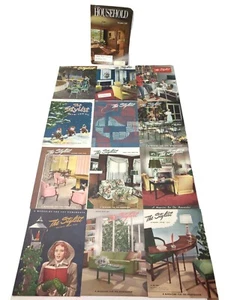 VTG 1940s Lot of 13 The Stylist / Household Home Decor Magazines Homemaker Issue - Picture 1 of 4