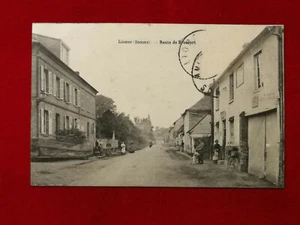 CPA 80 LIOMER (Somme) - Route de Brocourt - Imagen 1 de 2