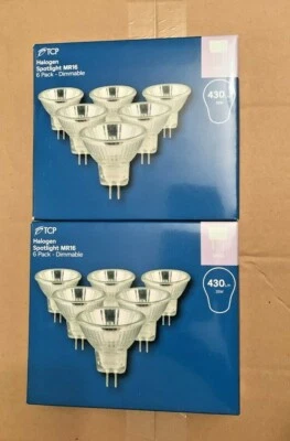 MR16 6x Spotlight Bulbs Halogen  Dimmable Warm White Spot light 50W Watt - Image 1 of 3