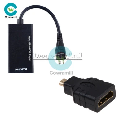 MHL Micro USB To 1080P HDMI HDTV Cable Adapter For Android Huawei Samsung Sony - Bild 1 von 4