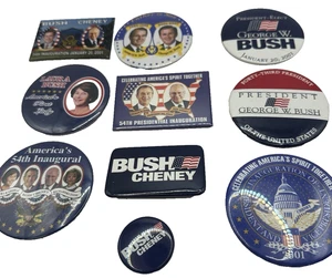 George Bush 2001 Presidential Inauguration Day Political Pins Button New Lot. - Picture 1 of 12