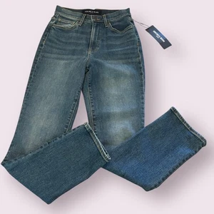 Pantalones de mezclilla Veronica Beard para mujer 26 azul tiro alto Ryleigh ajustados rectos NUEVO - Imagen 1 de 8